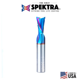 Amana Tool Solid Carbide Spektra™ Extreme Tool Life Coated Spiral 2-Flute Plunge CNC Router Bits