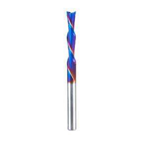 Amana Tool Solid Carbide Spektra™ Extreme Tool Life Coated Spiral 2-Flute Plunge CNC Router Bits