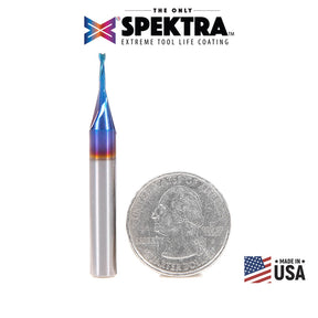 Amana Tool Solid Carbide Spektra™ Extreme Tool Life Coated Spiral 2-Flute Plunge CNC Router Bits