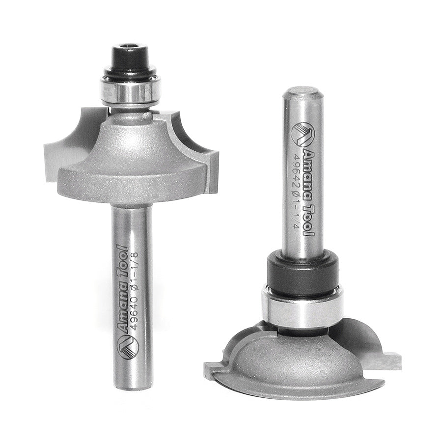 Amana Tool Profile Router Bits for Glass Doors