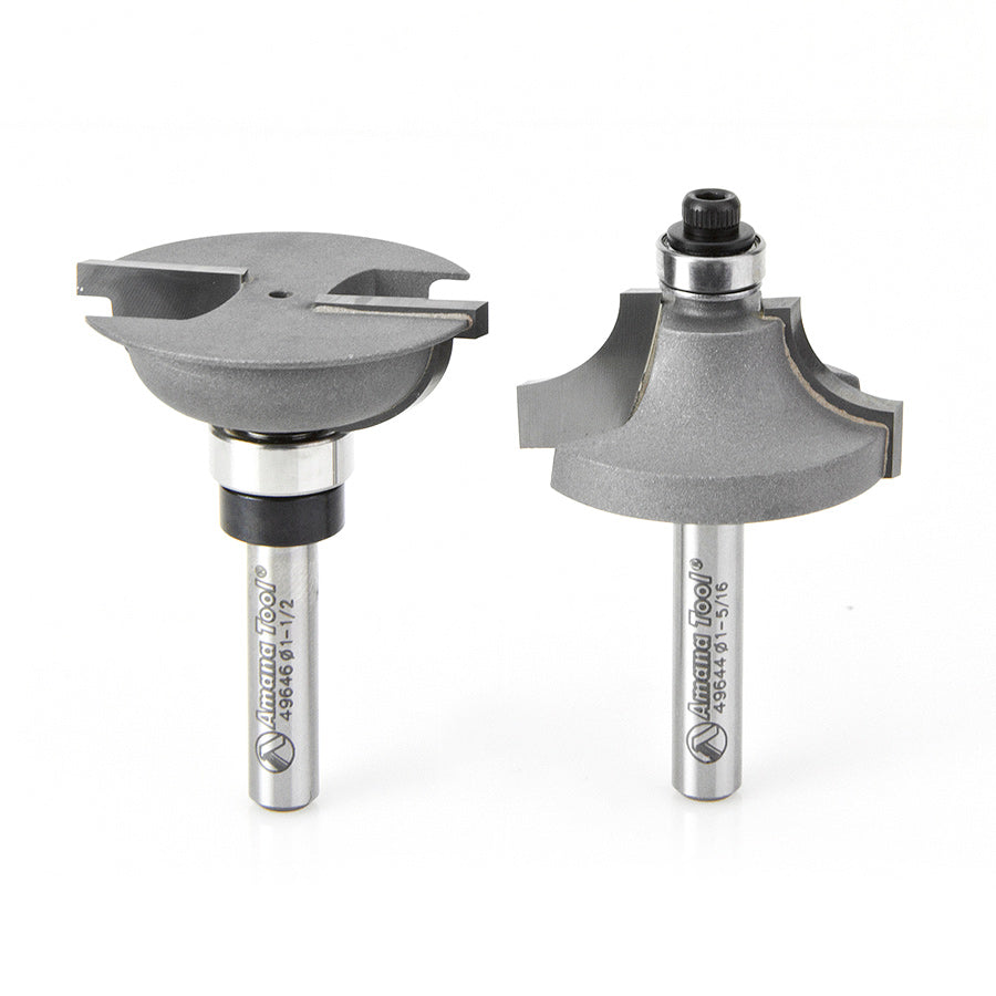 Amana Tool Profile Router Bits for Glass Doors