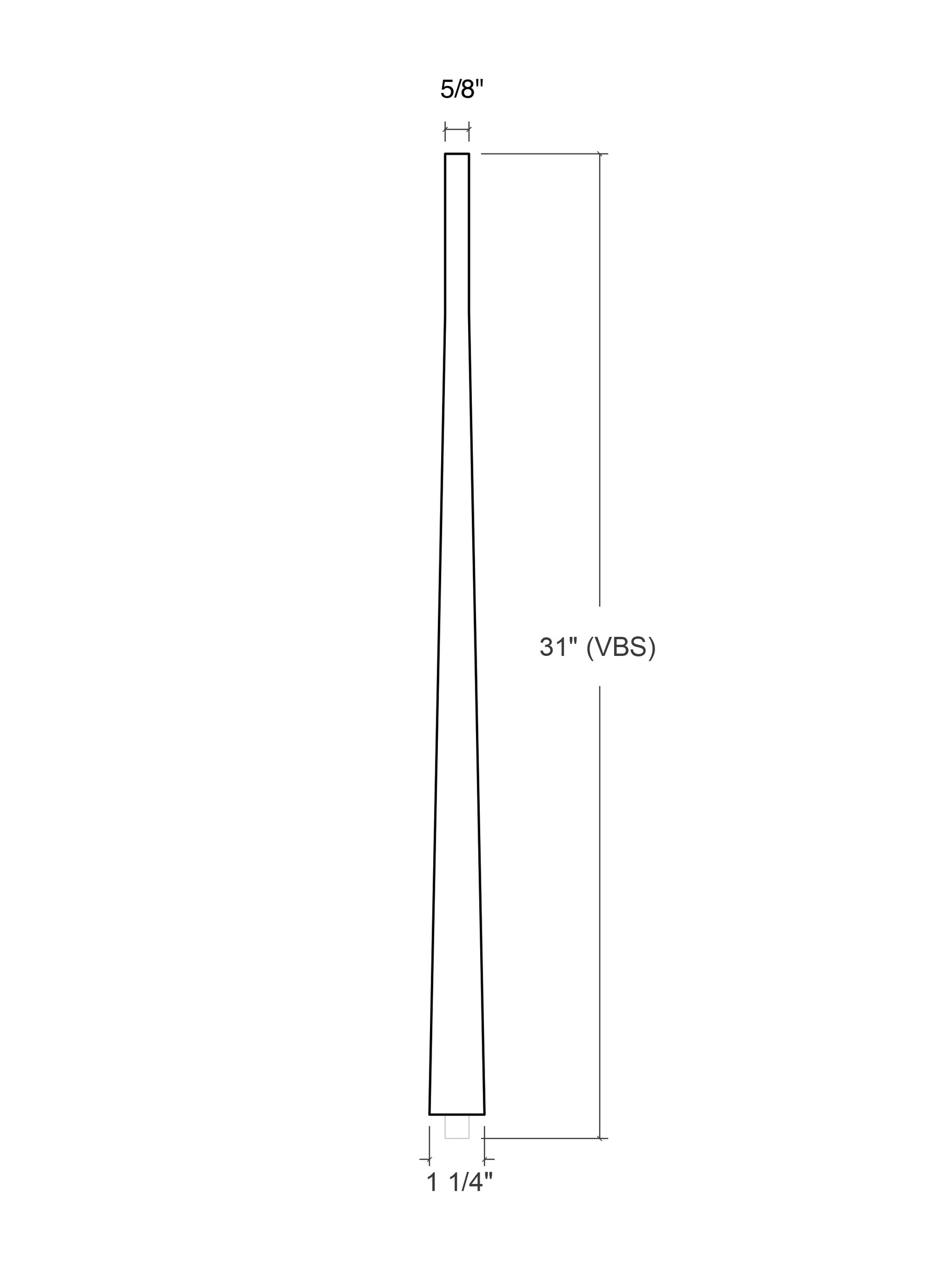 Candlestick 5040 Baluster (1-1/4")