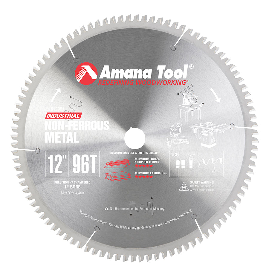 Amana Tool Non-Ferrous Metal Cutting Saw Blades for Thin Aluminum