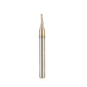 Amana Tool Solid Carbide Aluminum Spiral 'O' Flute CNC Zirconium Nitride (ZrN) Coated Router Bits