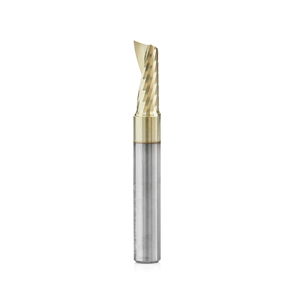 Amana Tool Solid Carbide Aluminum Spiral 'O' Flute CNC Zirconium Nitride (ZrN) Coated Router Bits