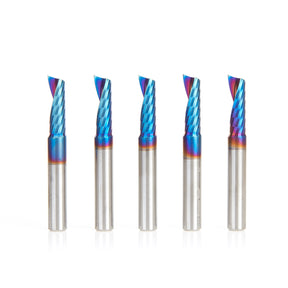 Amana Tool Solid Carbide Spektra™ Extreme Tool Life Coated Spiral 'O' Flute Plastic Cutting CNC Router Bits