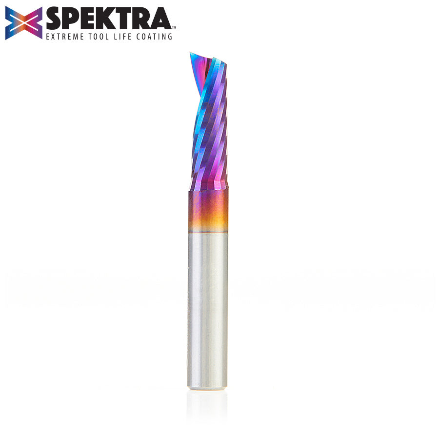 Amana Tool Solid Carbide Spektra™ Extreme Tool Life Coated Spiral 'O' Flute Plastic Cutting CNC Router Bits