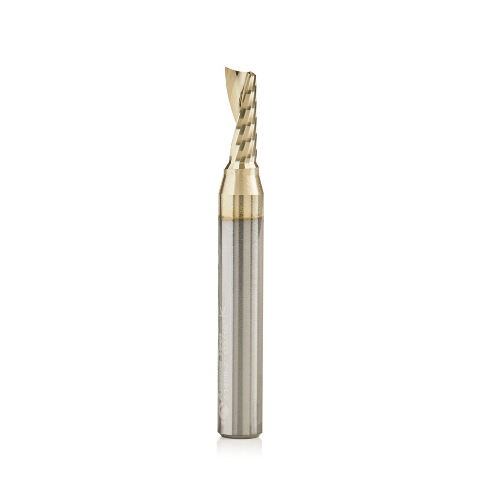 Amana Tool Solid Carbide Aluminum Spiral 'O' Flute CNC Zirconium Nitride (ZrN) Coated Router Bits