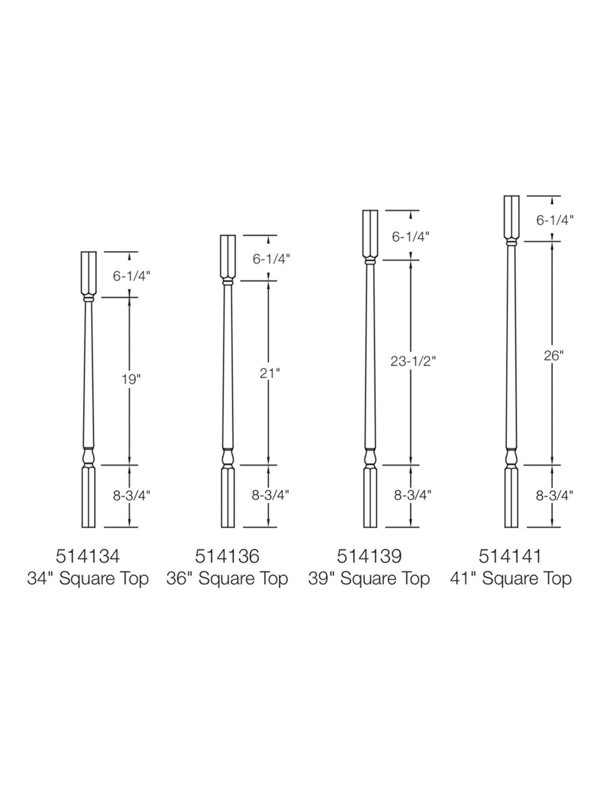 Colonial 5141 Baluster