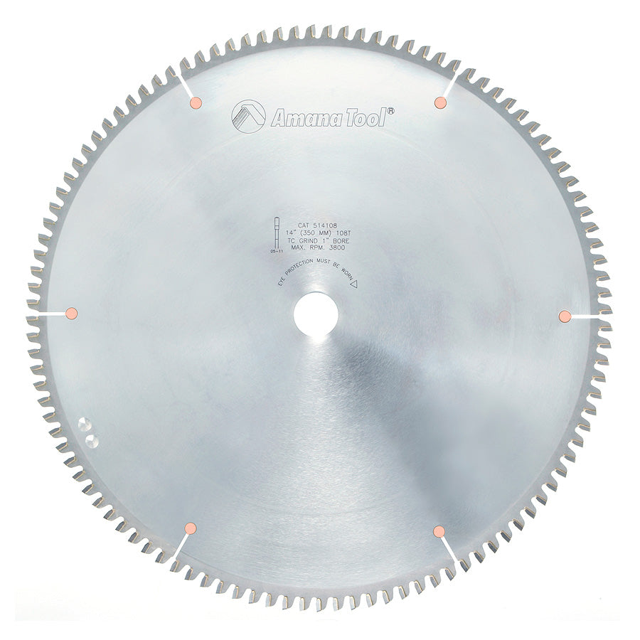 Amana Tool Non-Ferrous Metal Cutting Saw Blades for Thin Aluminum