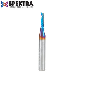 Amana Tool Solid Carbide Spektra™ Extreme Tool Life Coated Spiral 'O' Flute Plastic Cutting CNC Router Bits