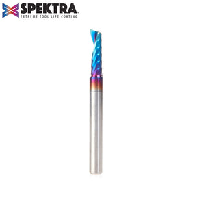 Amana Tool Solid Carbide Spektra™ Extreme Tool Life Coated Spiral 'O' Flute Plastic Cutting CNC Router Bits