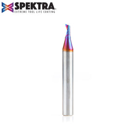 Amana Tool Solid Carbide Spektra™ Extreme Tool Life Coated Spiral 'O' Flute Plastic Cutting CNC Router Bits