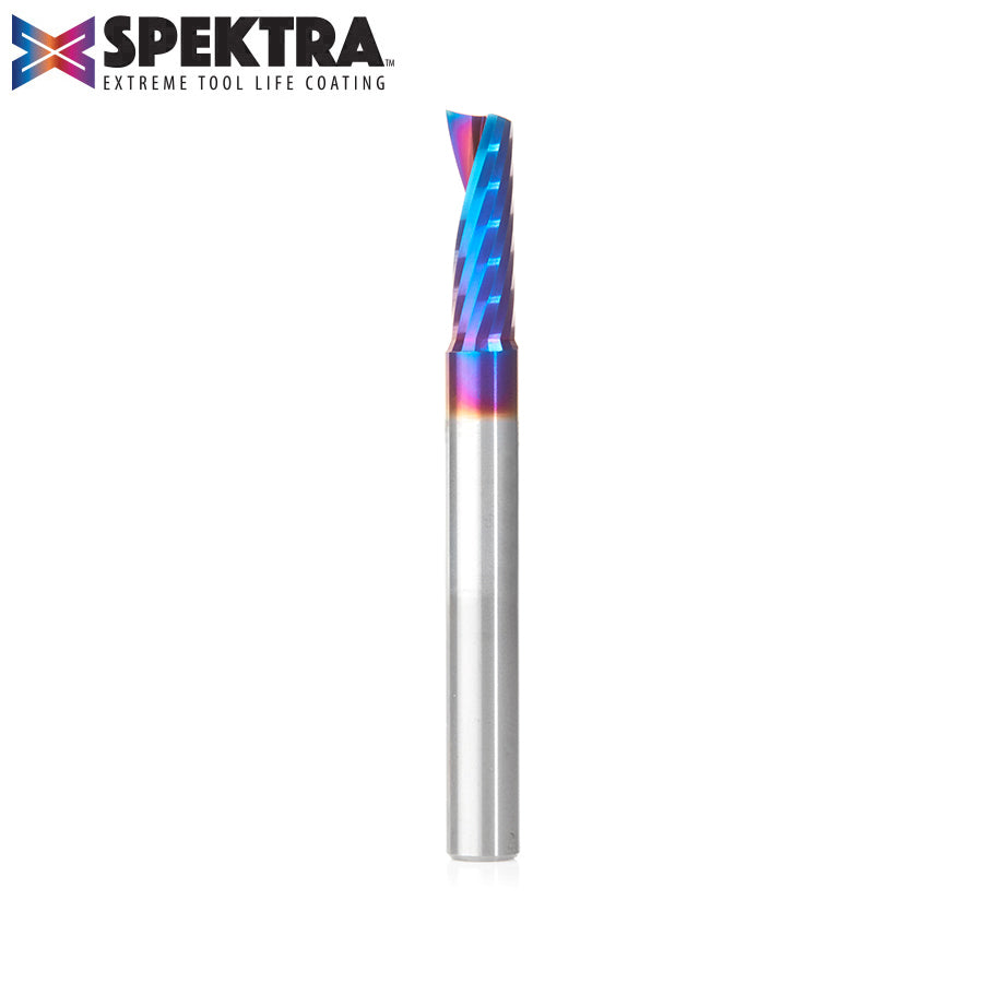 Amana Tool Solid Carbide Spektra™ Extreme Tool Life Coated Spiral 'O' Flute Plastic Cutting CNC Router Bits