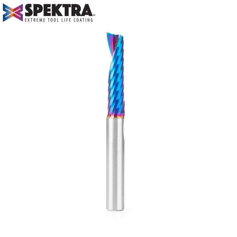 Amana Tool Solid Carbide Spektra™ Extreme Tool Life Coated Spiral 'O' Flute Plastic Cutting CNC Router Bits