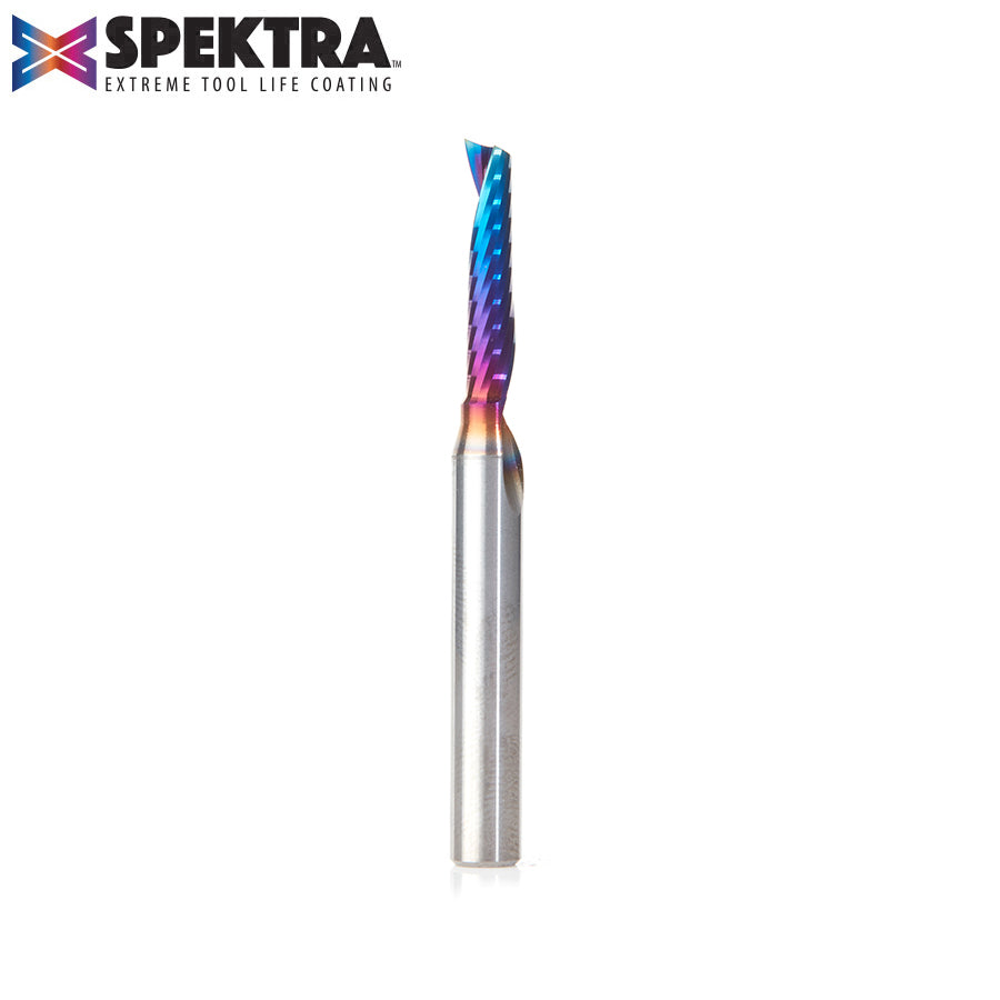 Amana Tool Solid Carbide Spektra™ Extreme Tool Life Coated Spiral 'O' Flute Plastic Cutting CNC Router Bits