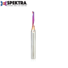 Amana Tool Solid Carbide Spektra™ Extreme Tool Life Coated Spiral 'O' Flute Plastic Cutting CNC Router Bits