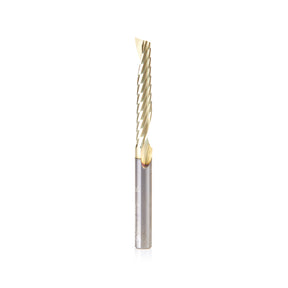 Amana Tool Solid Carbide Aluminum Spiral 'O' Flute CNC Zirconium Nitride (ZrN) Coated Router Bits