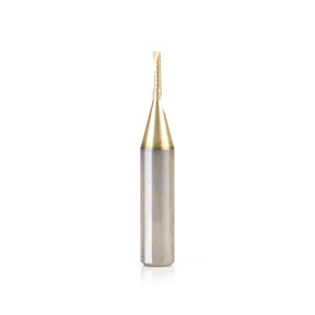 Amana Tool Solid Carbide Aluminum Spiral 'O' Flute CNC Zirconium Nitride (ZrN) Coated Router Bits