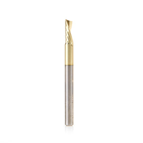 Amana Tool Solid Carbide Aluminum Spiral 'O' Flute CNC Zirconium Nitride (ZrN) Coated Router Bits