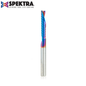 Amana Tool Solid Carbide Spektra™ Extreme Tool Life Coated Spiral 'O' Flute Plastic Cutting CNC Router Bits