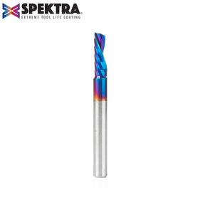 Amana Tool Solid Carbide Spektra™ Extreme Tool Life Coated Spiral 'O' Flute Plastic Cutting CNC Router Bits