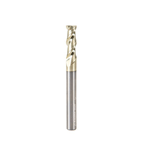 Amana Tool Solid Carbide Aluminum Radius Edge End Mill with ZrN coating