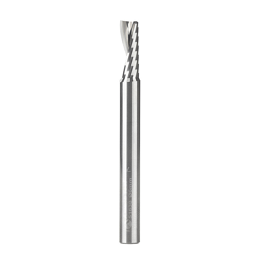 Amana Tool Solid Carbide Spiral 'O' Flute Plastic Cutting Router Bits - Metric