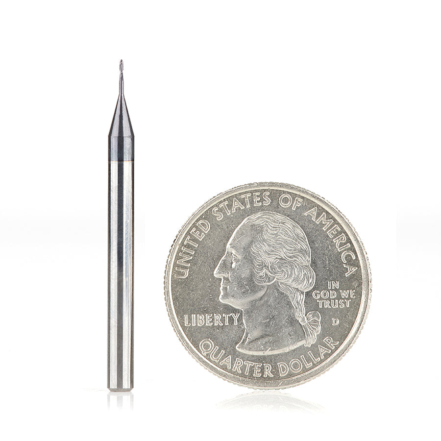 Amana Tool AlTiN Coated CNC Steel, Stainless Steel & Composite Square Mini End Mill