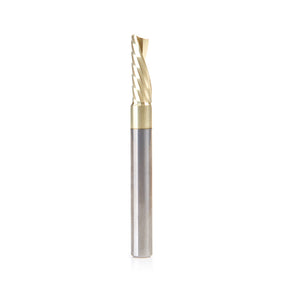 Amana Tool Solid Carbide Aluminum Spiral 'O' Flute CNC Zirconium Nitride (ZrN) Coated Router Bits