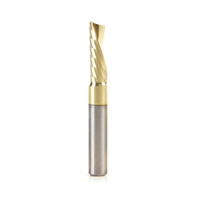 Amana Tool Solid Carbide Aluminum Spiral 'O' Flute CNC Zirconium Nitride (ZrN) Coated Router Bits