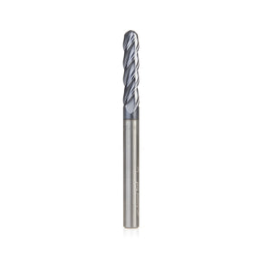 Amana Tool High Performance Solid Carbide CNC Steel, Stainless Steel & Composite Cutting Variable Spiral Ball Nose AlTiN Coated Router Bits/End Mills