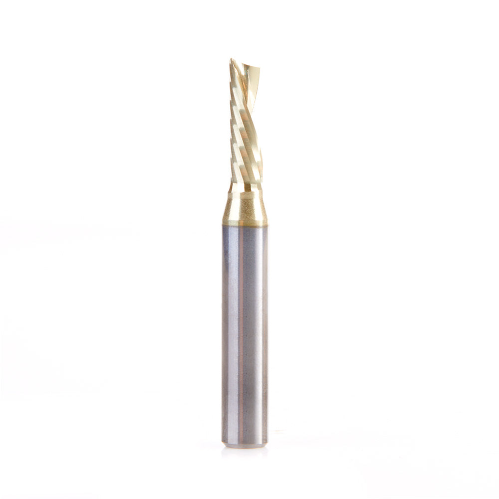 Amana Tool Solid Carbide Aluminum Spiral 'O' Flute CNC Zirconium Nitride (ZrN) Coated Router Bits