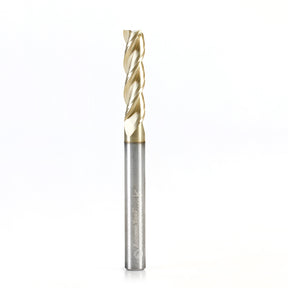 Amana Tool Solid Carbide Aluminum Radius Edge End Mill with ZrN coating