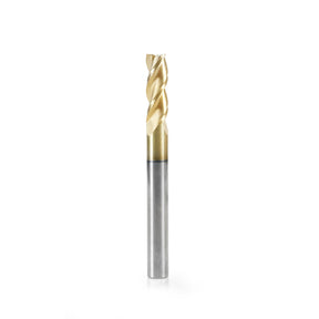 Amana Tool Solid Carbide Aluminum Radius Edge End Mill with ZrN coating