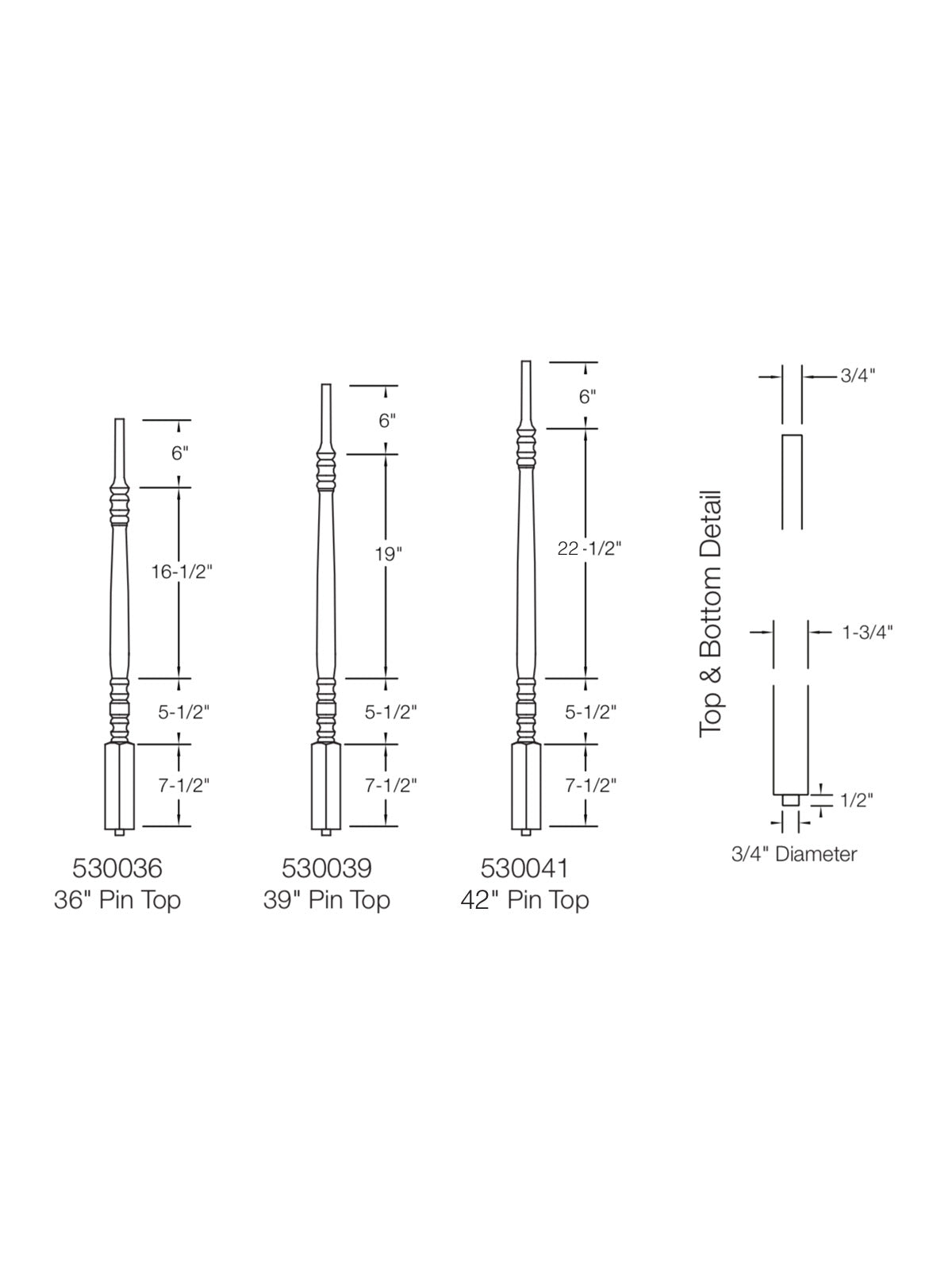 Hampton 5300 Baluster