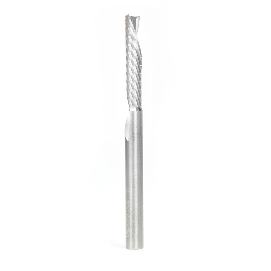 Amana Tool Solid Carbide Spiral 'O' Flute Plastic Cutting Router Bits - Metric