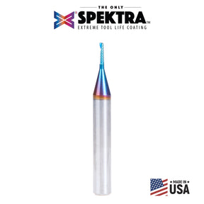 Amana Tool Solid Carbide Spektra™ Extreme Tool Life Coated Spiral 'O' Flute Plastic Cutting For Improved Surface Finish CNC Router Bits