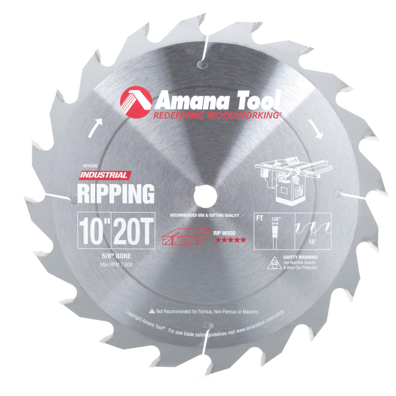 Amana Tool Ripping Standard Saw Blades