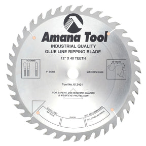 Amana Tool Glue Line Ripping Saw Blades