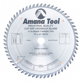 Amana Tool General Purpose Cut-Off TC Grind Heavy Duty Saw Blades