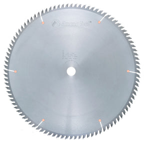 Amana Tool Single and Double Sided Laminate Cutting Cut-Off and Crosscut Saw Blades with Extra Thick Plates