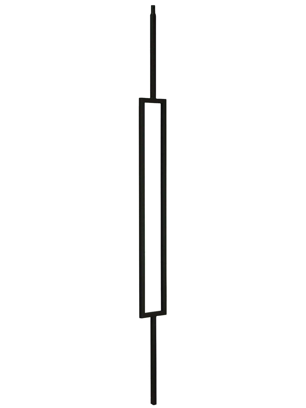 Iron Baluster 9089XL - 1/2" Square - 24" Single Rectangle