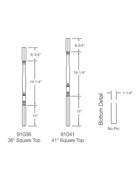 Bordeaux 910 Baluster