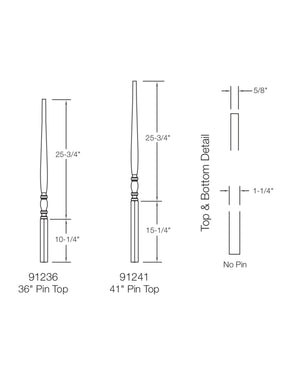 Bordeaux 912 Baluster