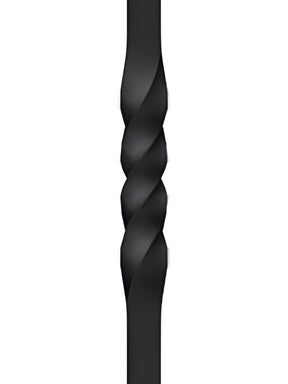 Mega Iron Baluster 9902 - 3/4" Square - Double Twist