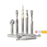 #option_AMS-134 8-Pc General Purpose CNC Router Bit Collection, 1/4 Inch Shank