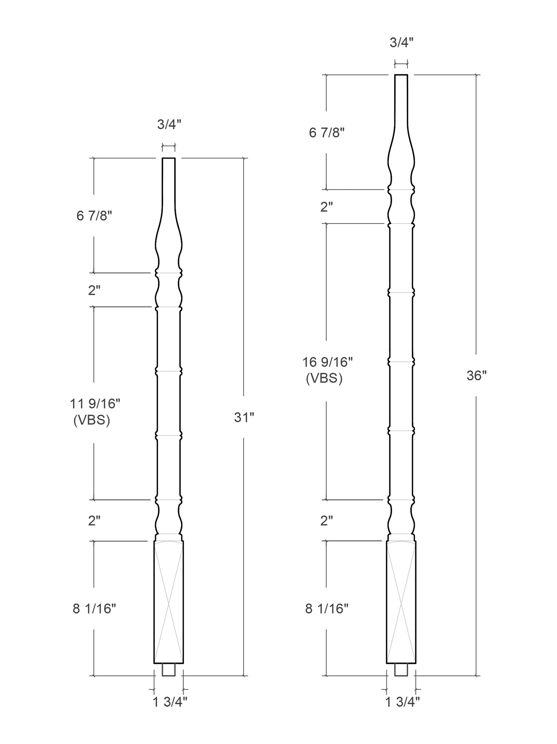 Bamboo Baluster