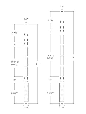 Bamboo Baluster