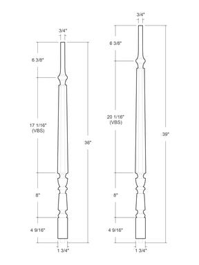 Brownstone Baluster